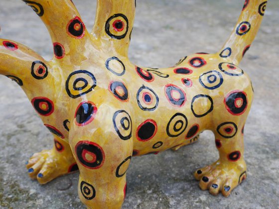 Cerberus With Colored Spots