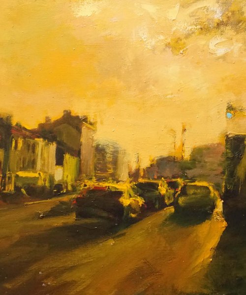 Sunset Joinville suburb by Manuel Leonardi