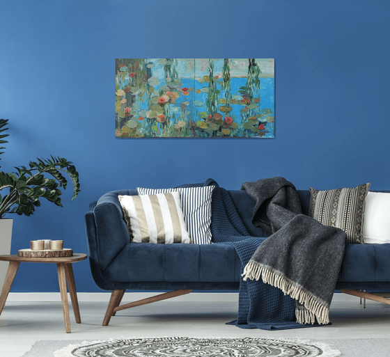 Turquoise Lake (diptych)