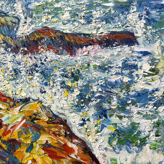 "Silence of the sea breeze"