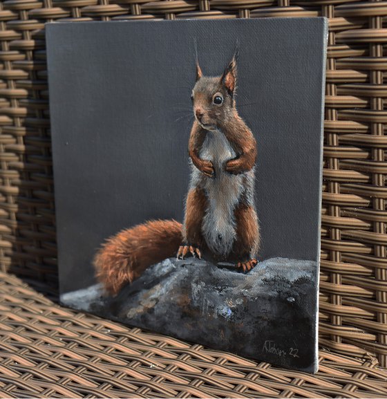 Squirrel 2 Painting