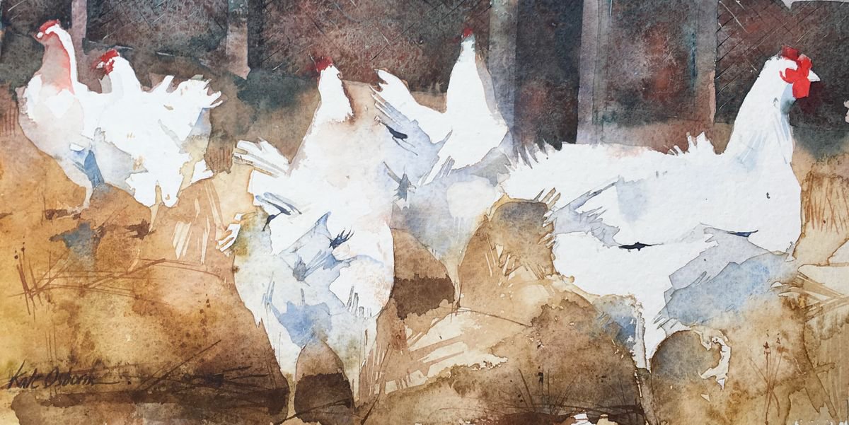 Chicken Yard by Kate Osborne