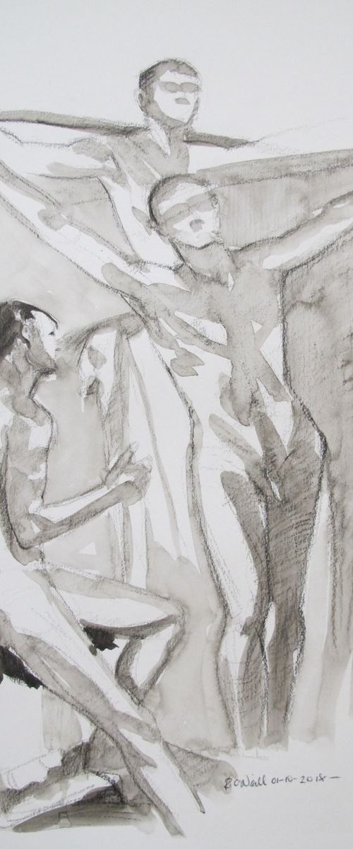 male nude in various poses by Rory O’Neill