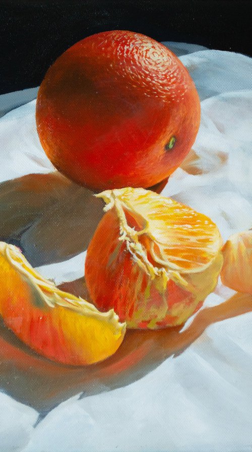 Still Life with Orange/4 by Kolodyazhniy Sergey