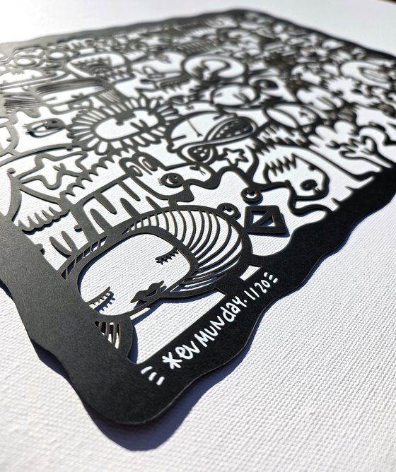 We Are All Connected (Black) - Papercut