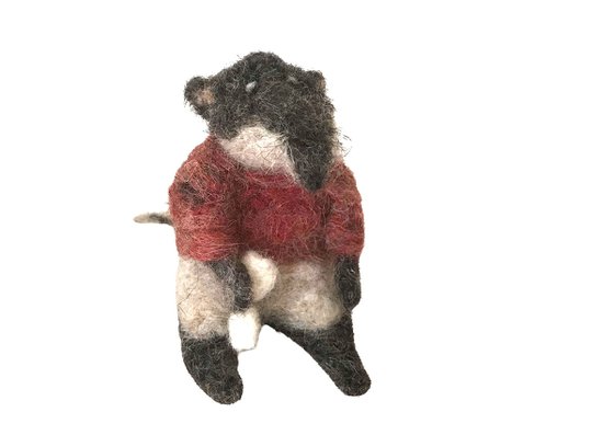 Felted wool Architect shrew