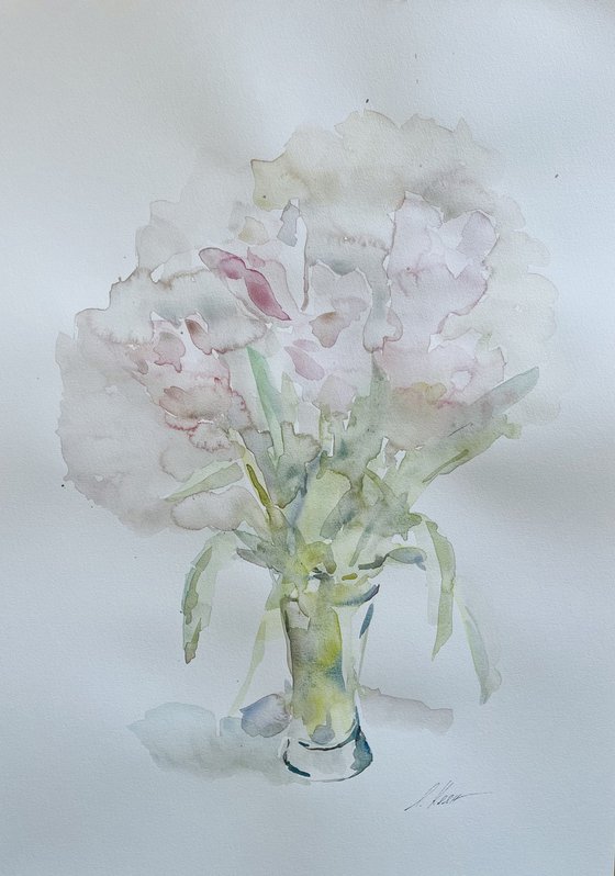 Peonies 40x60cm 2025