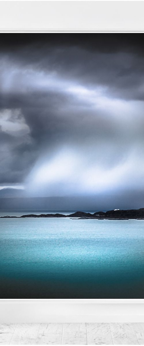 Rona Lighthouse, Isle of Rona, by Lynne Douglas