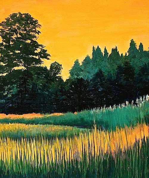 Under Evening's Golden Dome by Gray Jacobik