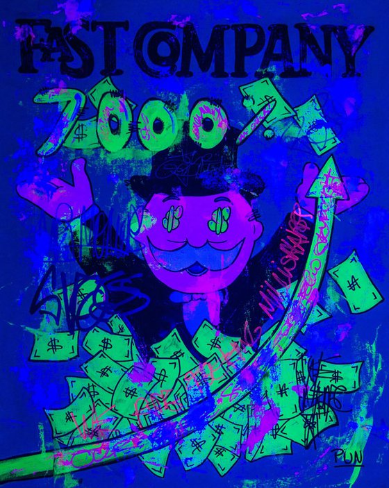 7000 Percentage Roi Ft Mr Monopoly Painting