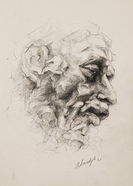 "Portrait" Pencil on Paper