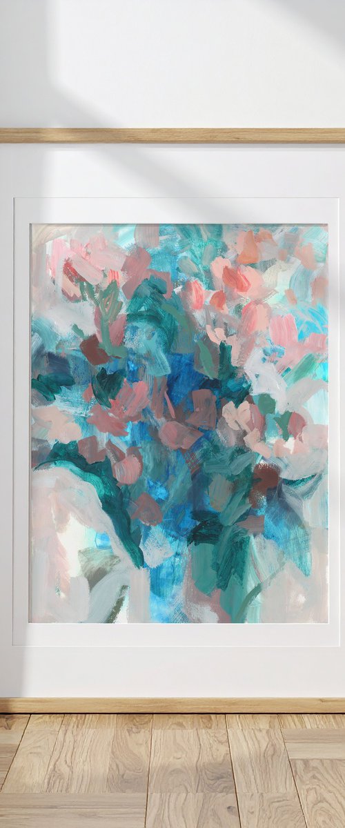 Song Of Nature 3 (Floral Abstract Study) by Dena Adams