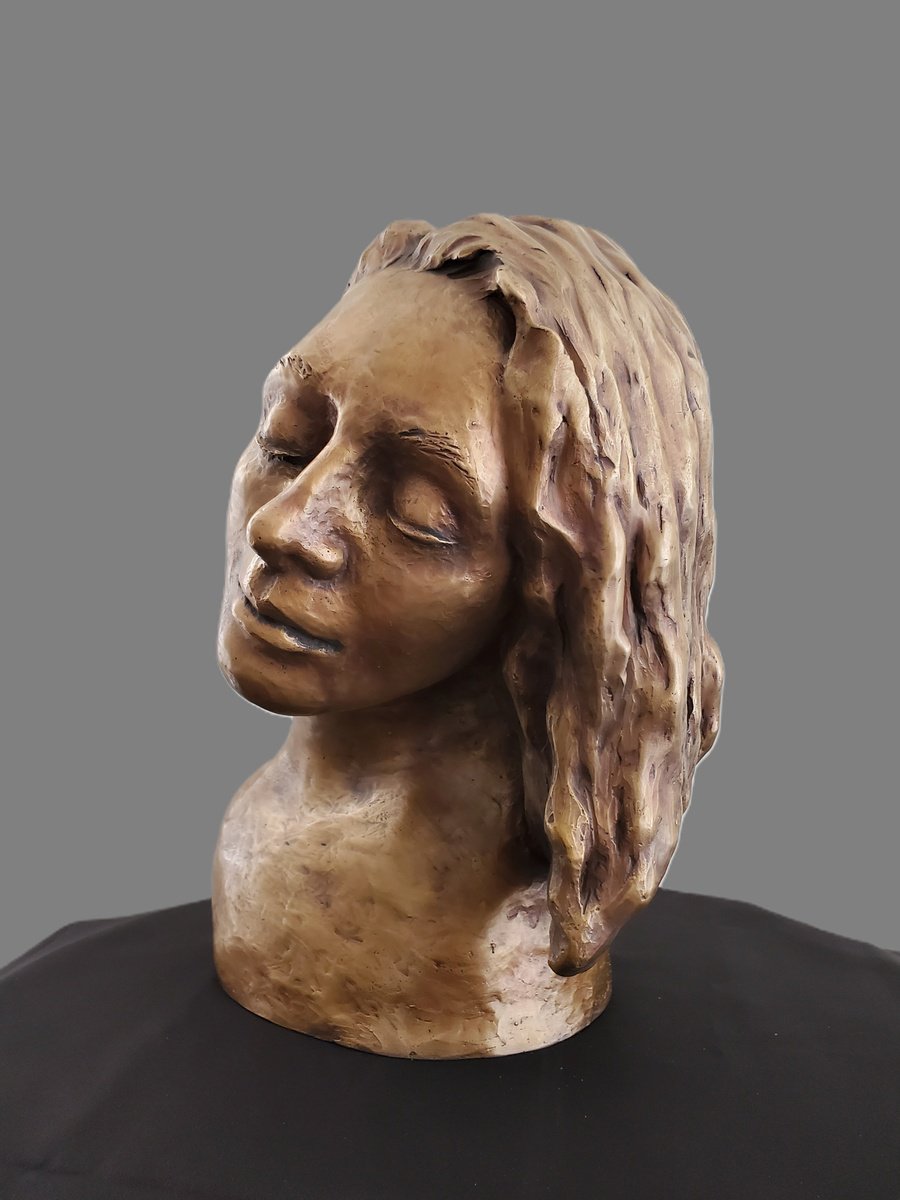 Impressionistic Bronze Sculpture , Just Wondering... By Joyce Fournier, 8 X 11, Artwork For Sale On Artfinder