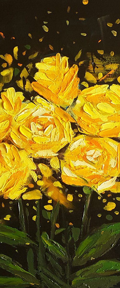 Flowers | Yellow Roses by Trayko Popov