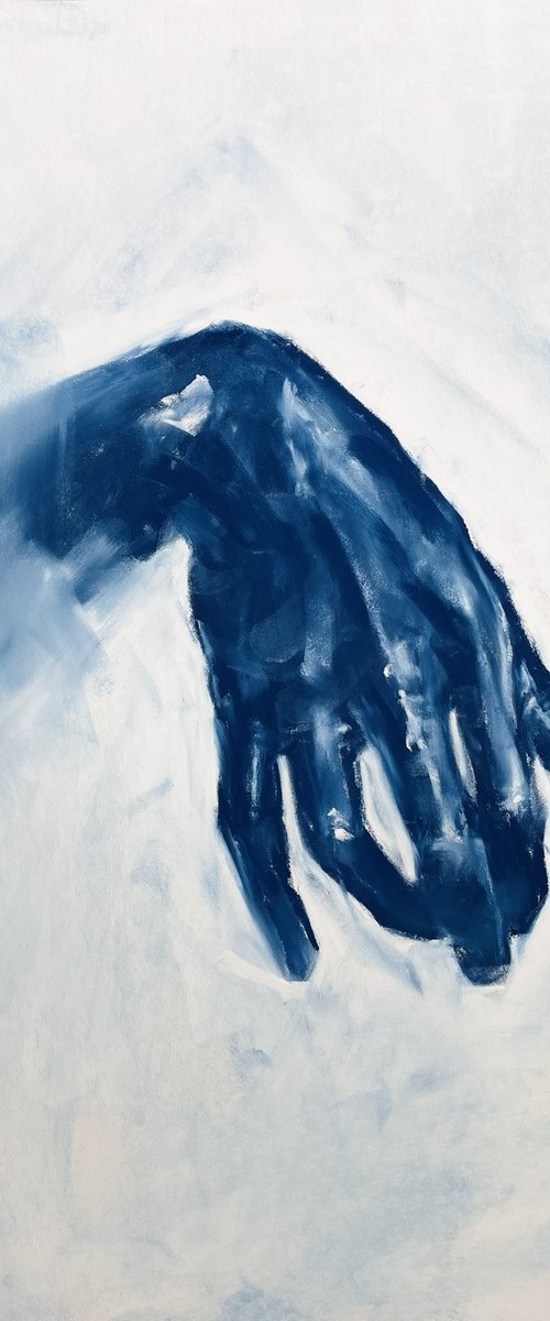 Sweet - Hand Study in Blue by Jordan Eastwood
