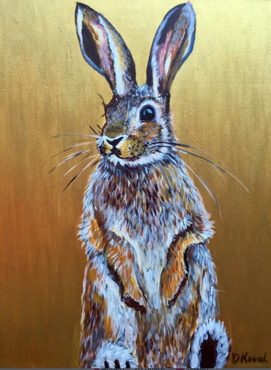 Golden bunny 4