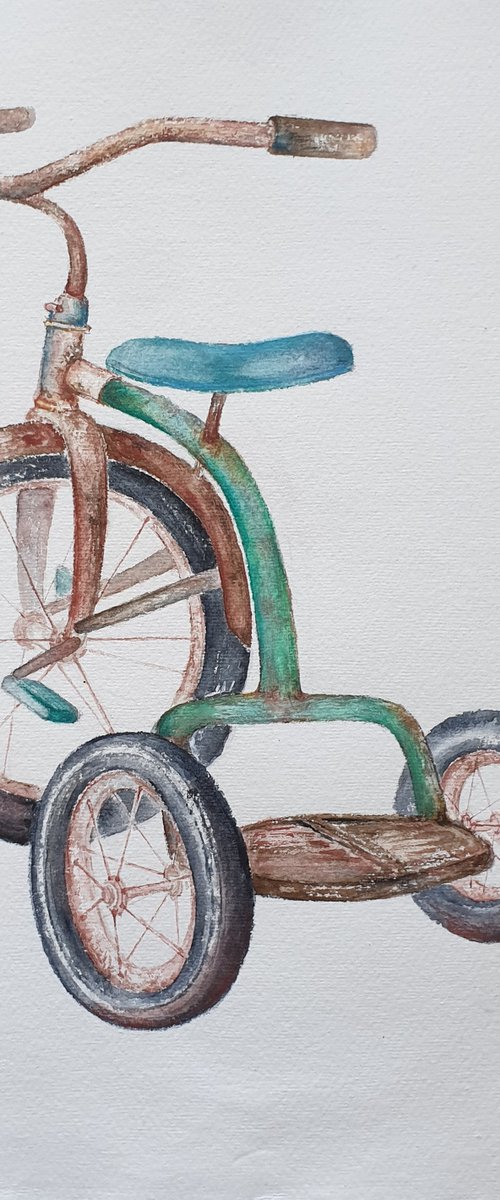 Nostalgie series - Tricycle by Ksenia June