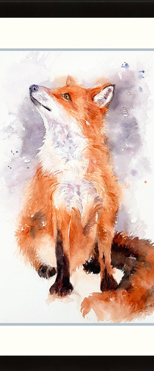 Red Fox _Winter's Watch by Arti Chauhan