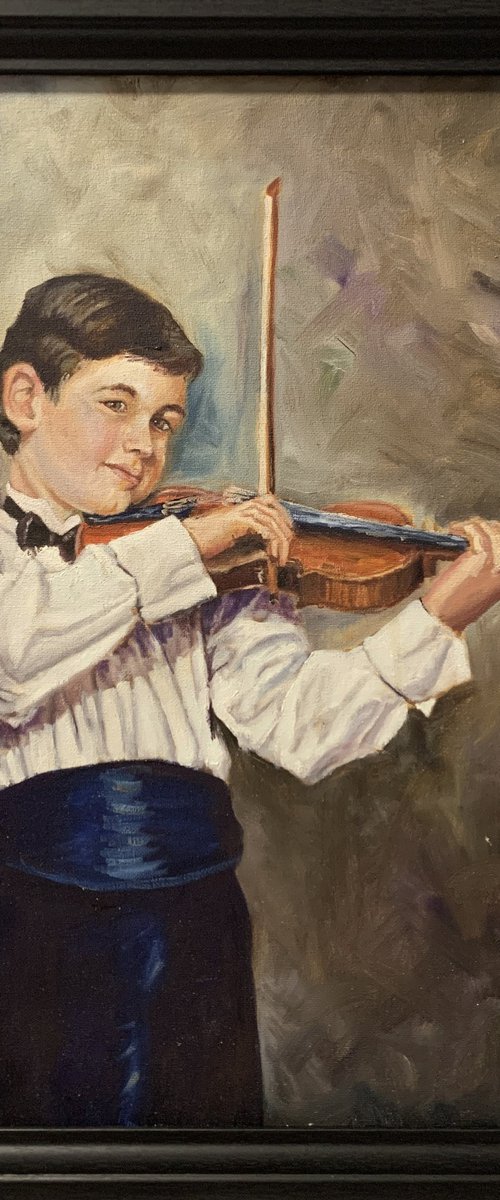 Young violinist by Vita Schagen