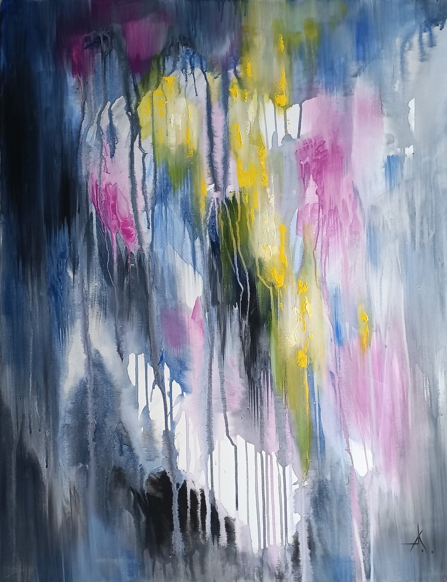 Abstract Oil Painting By Anastasia Kozorez, 32 X 41, ?byss, Original Artwork