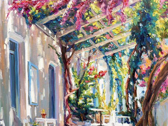 "Courtyard in Greece"