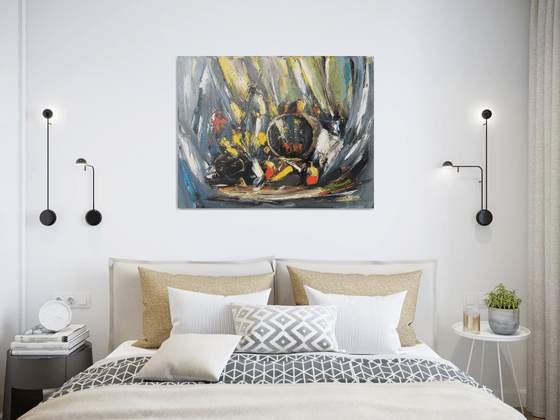 Still Life in Yellow and Grey