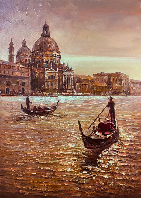 "Venice" 2023, 70x50 cm