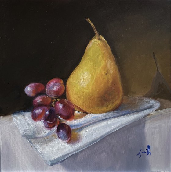 Pear and Grapes.