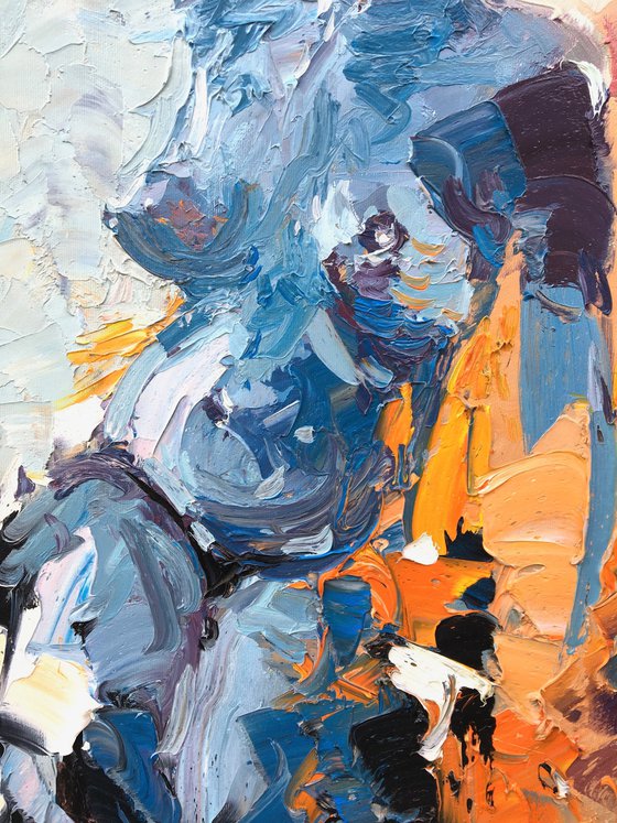 Female Nude Oil Painting on Canvas