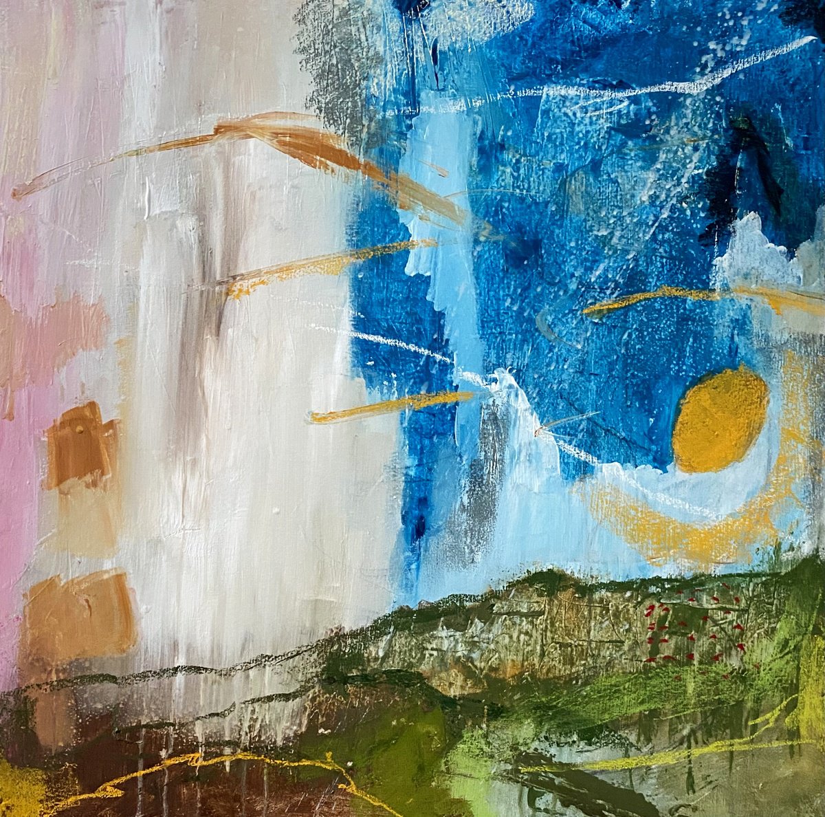 A Sunset By YS?rei, 20 X 20, Artwork For Sale On Artfinder