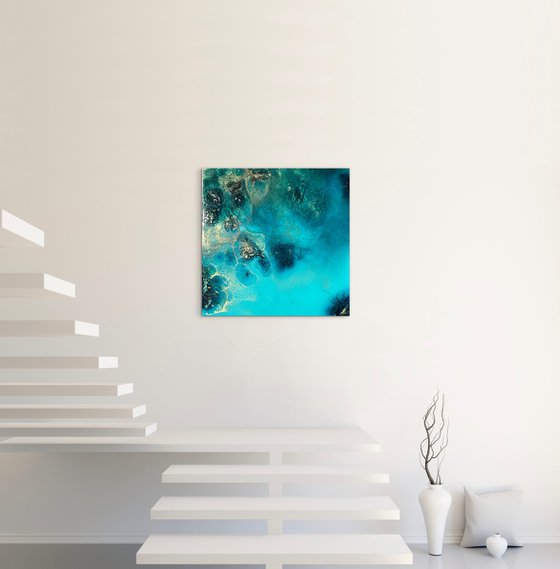 Golden Halo, Blue Depth #5