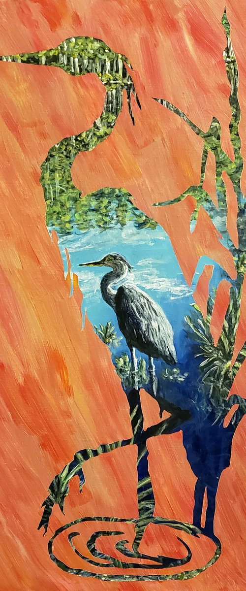 Great Blue Heron by Robbie Potter