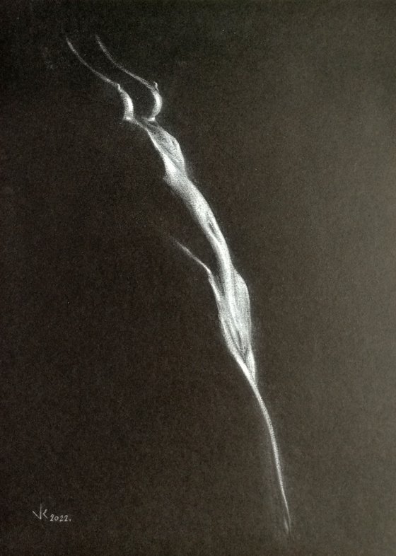 Nude noir #258 (21X29)cm