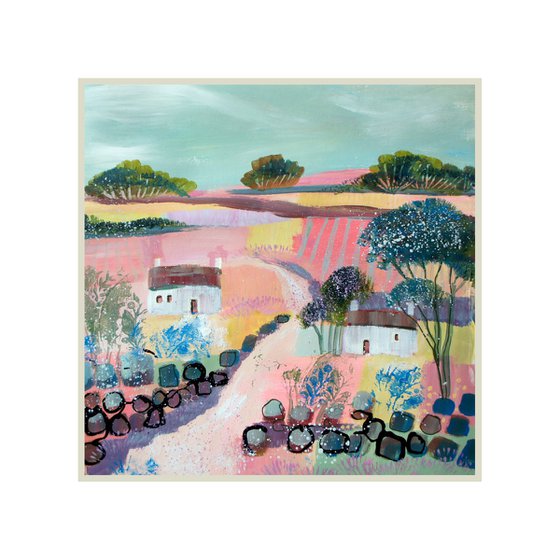 Two White Cottages