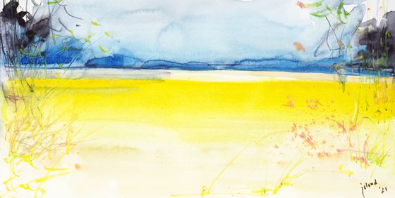 Summer Landscape 21-4 9x12in (22x30cm)