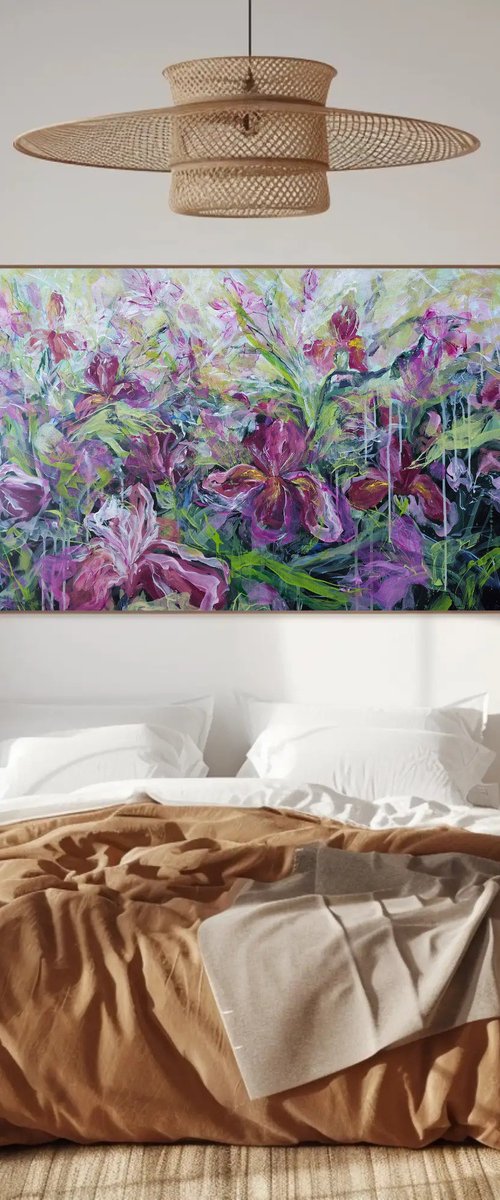 Whispers of Flowers. Floral landscape by Katia Solodka