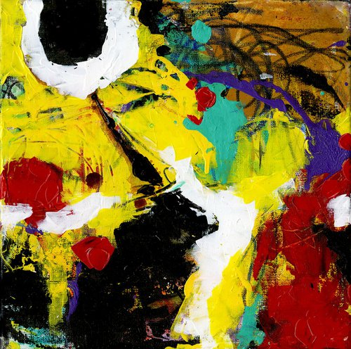 Time To Dance 5 - Abstract painting by Kathy Morton Stanion by Kathy Morton Stanion
