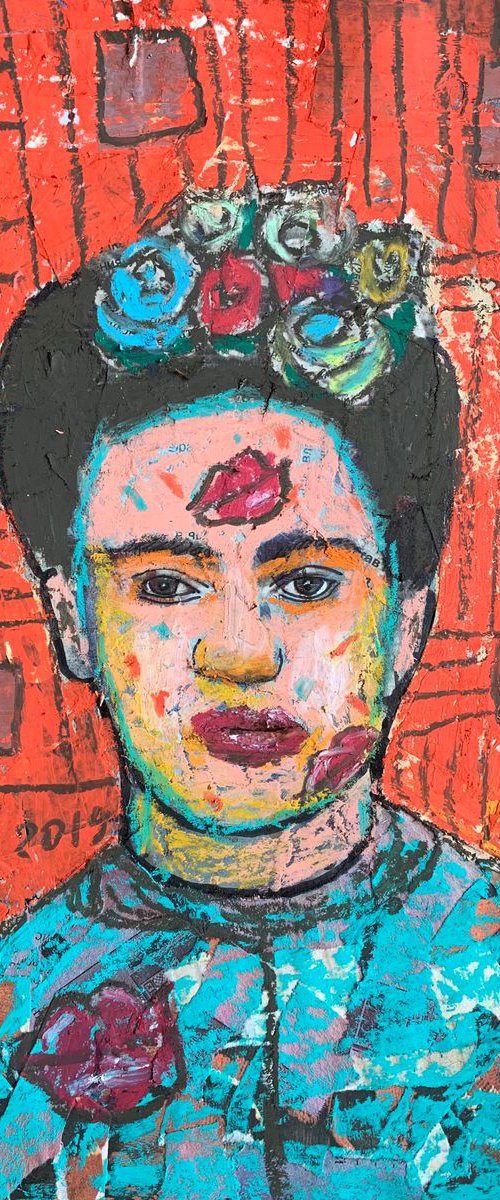 Kissed Frida Kahlo by Pavel Kuragin