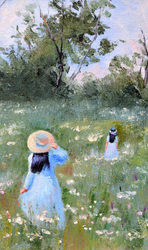 In the wildflowers by Elena Lukina