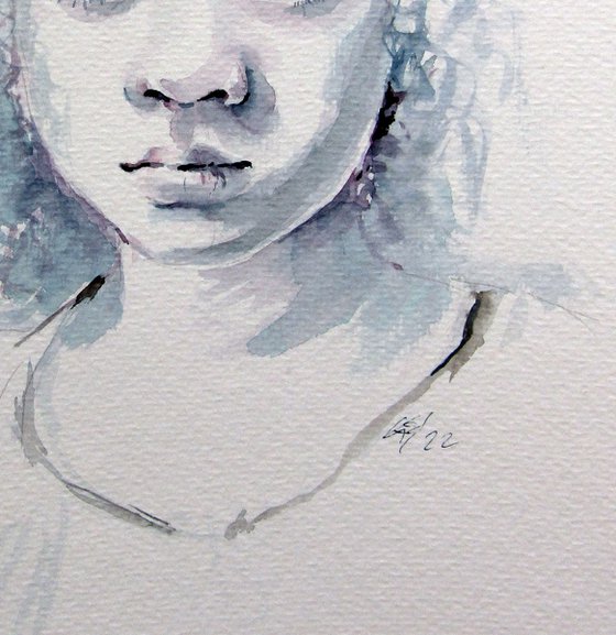 Portrait of a little girl