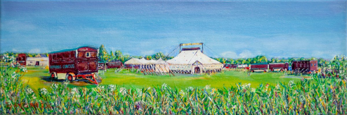 THE MORNING AFTER THE HOOLEY, GIFFORDS CIRCUS by Diana Aungier-Rose