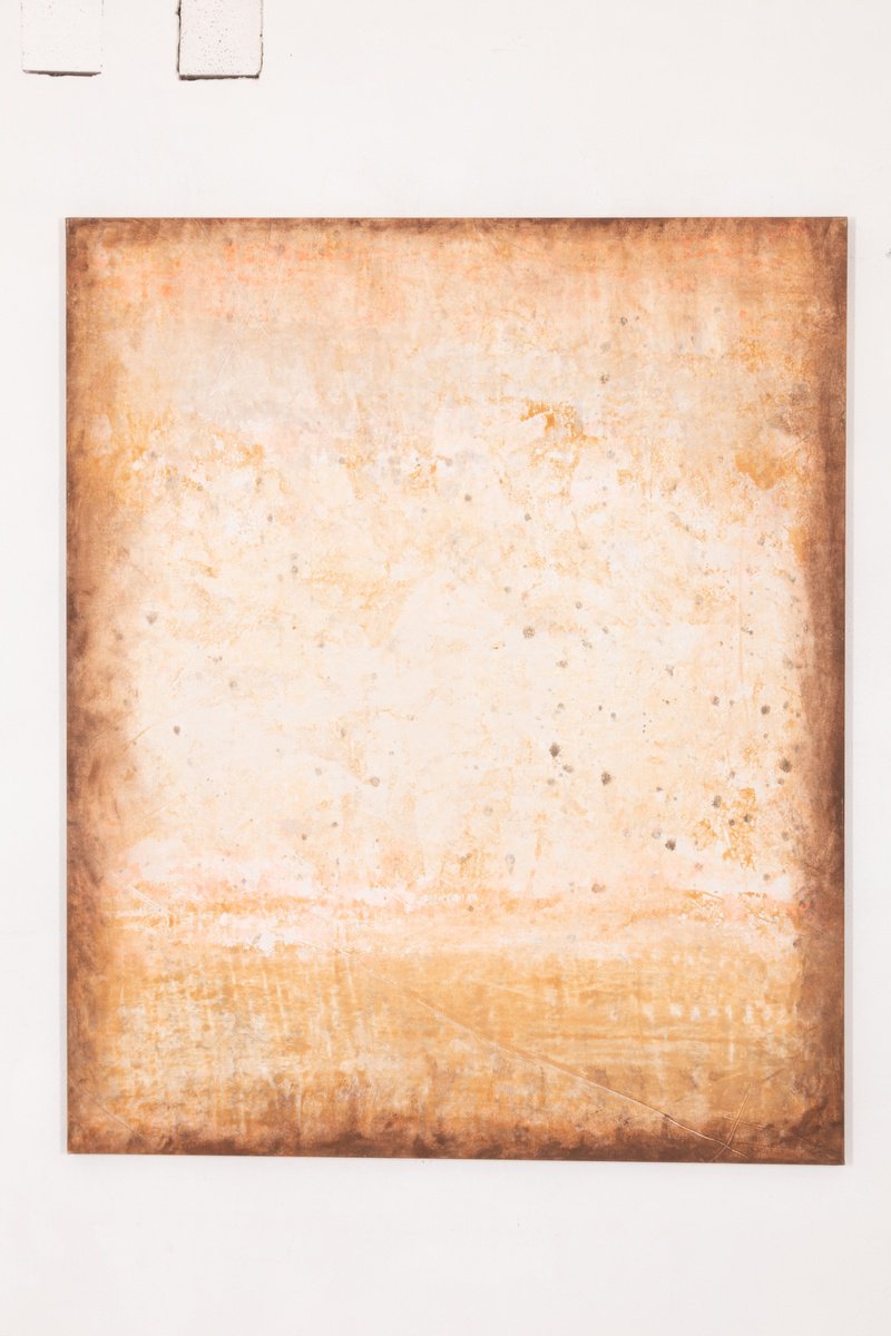 Abstract Acrylic Painting By Rokas Berziunas, 47 X 57", No. 25-40, Original Artwork