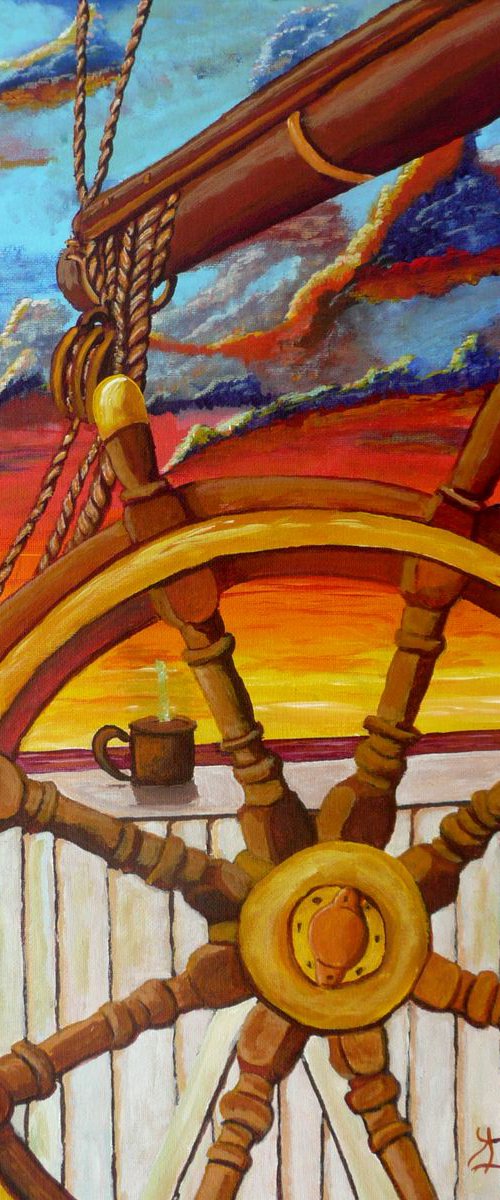Captains Cup by Dunphy Fine Art