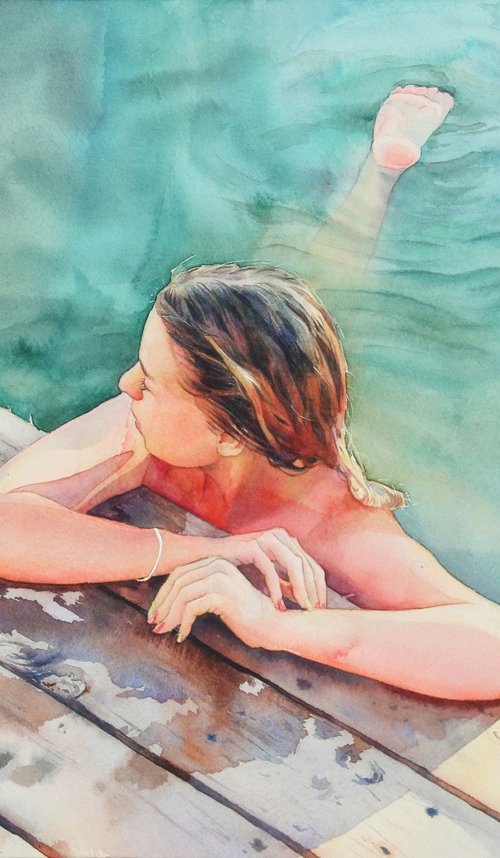 The girl in the water by Alina Shangina ❤️
