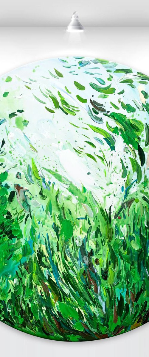 'In monte' - 36x36” by Tatiana Georgieva