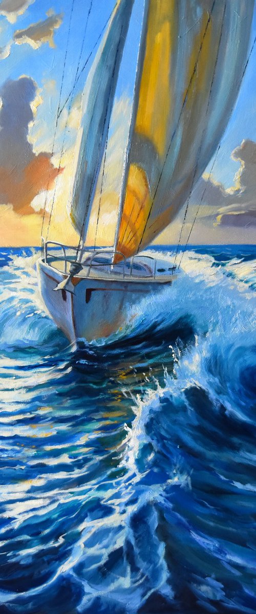Against the sea wind V by Serghei Ghetiu