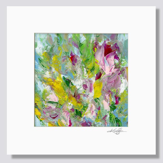 Floral Fall 3 - Floral Abstract Painting by Kathy Morton Stanion