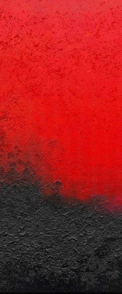 Abstract red by Elena Mosurak