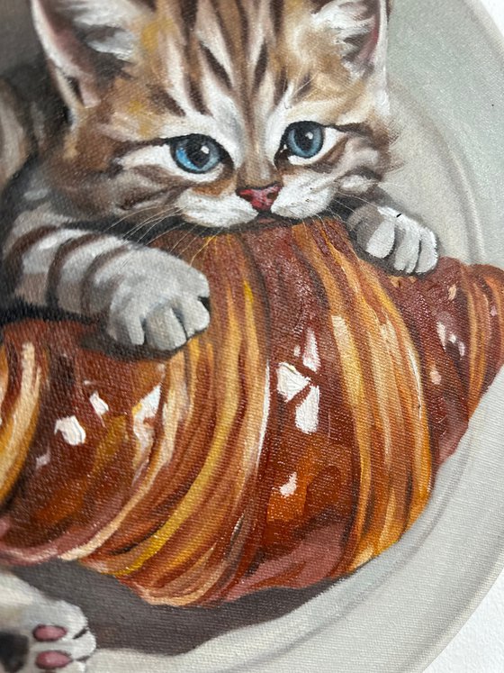 On a Croissant Plate