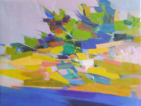 Abstract painting - Kaleidoscope of Summer